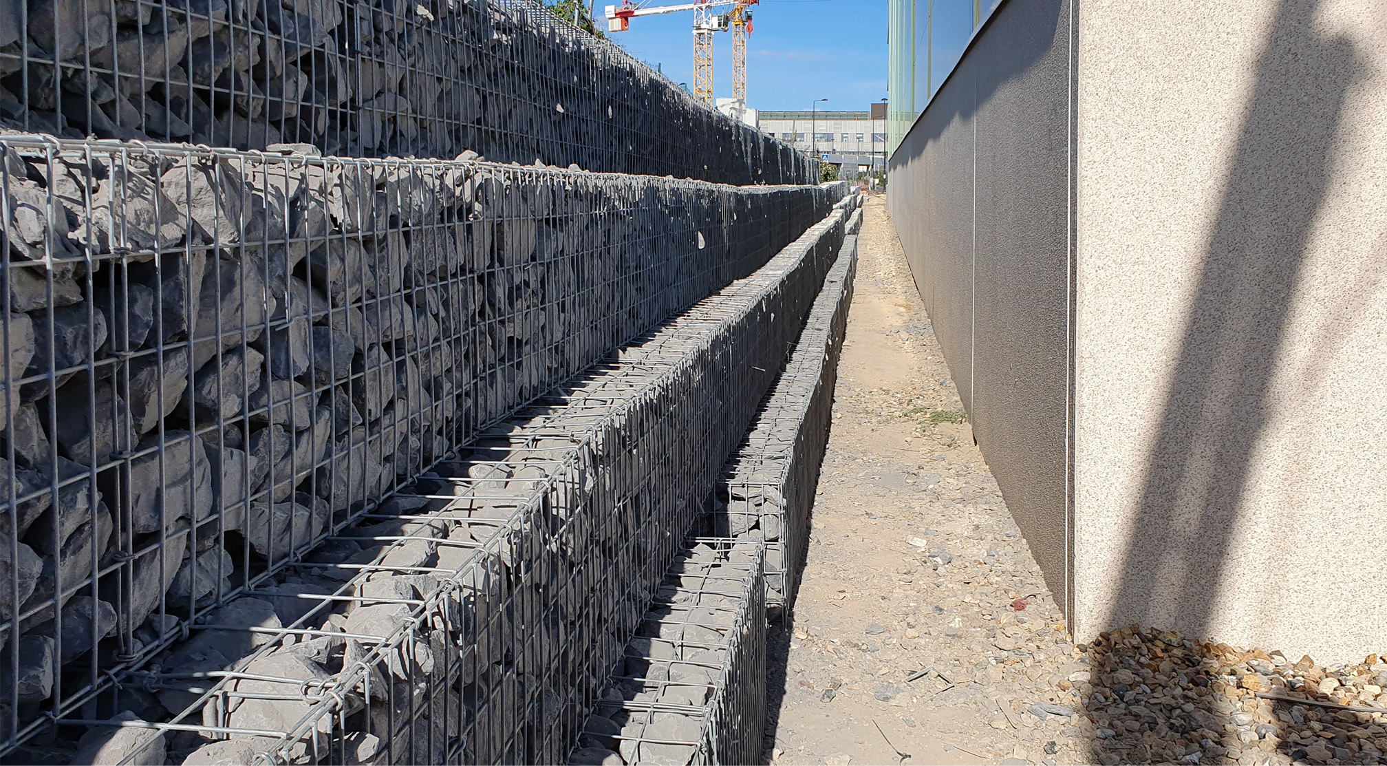 CRÉATION DE MURS GABION